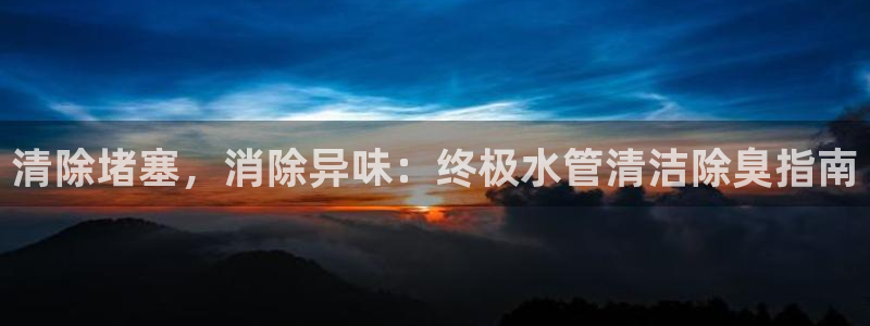 尊龙凯时始人生就是博：清除堵塞，消除异味：终极水管清洁除