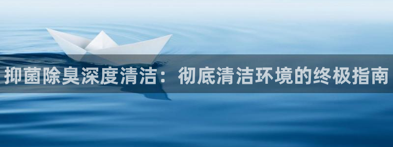 尊龙注册码：抑菌除臭深度清洁：彻底清洁环境的终极指南